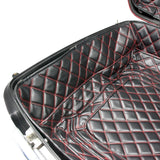 Motorcycle Pack Trunk Carpet Liner Leather Bags Pad Inner Pad For Harley Touring Road King Street Electra Road Glide CVO 2014-Up
