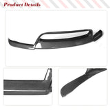 For BMW E70 X5M E71 X6M Bumper 2008 - 2013 Car Front Bumper Lip Spoiler Splitters Carbon Fiber Twill Weave Straight Weave FRP