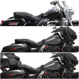 Motorcycle Rider and Passenger Seat For Harley Touring Electra Street Glide Road King Ultra Classic Street Tri Glide 2009-2023