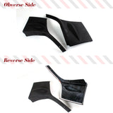 PU Black Car Front Bumper Bumper Splitters Side Chin Lips Fog Light Lamp Covers for Subaru Impreza WRX Sedan STI 2004 2005