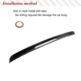 Car Rear Roof Spoiler Wing For Mercedes-Benz V Class W447 V250 V220 2018 2019 Rear Trunk Roof Boot Lip Wing Spoiler Dry Carbon