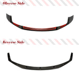 Carbon Fiber Car Front Bumper Lip Spoiler Splitters For BMW F87 M2C M2 Competition 2018 - 2019 Front Body Kits Lip Splitters FRP