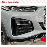 Car Front Bumper Lip Spoiler for BMW 4 Series I4 G26 M Sport Gran Coupe 2021-2023 Carbon Fiber Front Lip Splitters Chin Guard