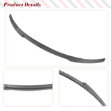 3PCS Car-styling Carbon Fiber Rear Trunk Spoiler Lip Wing Car Sticker for Audi R8 Gen1 Coupe V8 V10 2008 - 2015 Duckbill Lip FRP