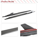 Dry Carbon Car Side Skirts Bumper Lip Extensions Spoiler for Audi R8 V10 GT Performance Coupe Spyder 2023 New R8 Carbon Car Kits