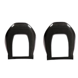 Dry Carbon Fiber Car Seat Back Cover Interior Trim 1Pc For Tesla Model 3 Model Y 2016-2023 1 Set/Piece