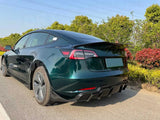 Rear Bumper Lip Chin Spoiler Bodykit For Tesla Model 3 Rear Bumper Lip Diffuser Splitters Spoiler