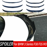 M3 M4 MP PSM Style Carbon Fiber Rear Trunk Lid Boot Ducktail Lip Spoiler Wings For BMW 3 Series F30 F35 320i 325i 330i Tuning
