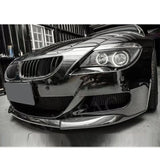 Carbon Fiber Front Bumper Lip for BMW 6 Series E63 E64 M6 2006-2010 Head Bumper Chin Lip Spoiler Aprons FRP Car Styling