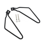 Universal Saddlebag Bracket Support Motorcycle Saddle Bag Support Bars Mount Brackets Black For Harley Cruise Dyna Sportster 883