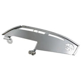 Chrome Rider Footboard Heel Guard For Harley FLD 12-16 FL Softail Switchback 1986-17 Touring Road King Street Electra Glide