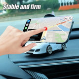 360° Rotating Car Model Navigation Bracket Strong Self-adhesive Car Mobile Phone Holder Car Interior Instrument Ornament Decor