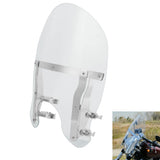 Windshield & 49mm Clamps Fit For Harley Breakout 2013-2024 Wide Glide 2006-2017 Motorcycle Windscreen