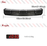 Carbon Fiber Car Rear Bumper Diffuser Lip Spoiler For Tesla Model 3 2016-2023 Car Rear Bumper Lip Rear Racing Body Kits