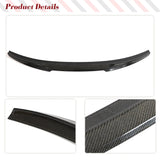 A6 Carbon Fiber Trunk Spoiler for Audi A6 C8 Base & Sline S6 Sedan 2019-2022 Trunk Lip Spoiler Rear Wing Spoiler HighKick Lip