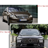Factory Sales bodykit Bumper grille Hood Headlight Tail Light Upgrades W223 S63 AMG style body kits for Mercedes W221 2006-2013