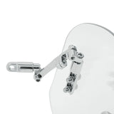 Motorcycle Clear Windshield Windscreen Universal Fit For 5-7'' Round Headlight