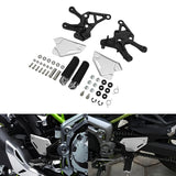 Motorcycle Front Driver Foot Pegs Pedals Bracket For Kawasaki Z900 Z 900 ABS 2017-2024 2023