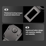 Car Seat Belt Extension Shoulder Straps Extender Button Universal for Tesla Porsche Mercedes Benz Car Interior Accessories