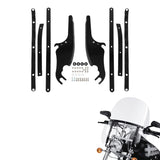 Motorcycle Windscreen Windshield Mounting Bracket Kit For Harley FL Softail Models FLST FLSTC FLSTF FLSTFB 2000-2017