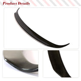 Carbon Fiber Car Rear Trunk Spoiler for Tesla Model X 2016-2023 Rear Boot Lid Duckbill Highkick Wing Lip Racing Trunk Spoiler