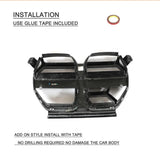 Front Bumper Grill Air Covers for BMW G80 M3 G82 G83 M4 2021 2022 Dry Carbon Fiber Front Bumper Grille Racing Grills With ACC