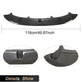 Carbon Fiber Car Front Bumper Lip Spoiler for Volkswagen VW Golf 6 MK6 GTI 2010-2015 Racing Front Lip Chin Apron Body Kit FRP