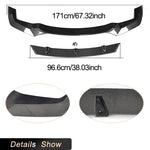 Carbon Fiber Front Bumper Lip Spoiler for BMW F87 M2 Coupe 2-Door 2016 2017 Car Racing Front Lip Chin Apron Protector Body Kits