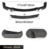 Carbon Fiber Front Bumper Lip Spoiler for BMW F87 M2 Coupe 2-Door 2016 2017 Car Racing Front Lip Chin Apron Protector Body Kits