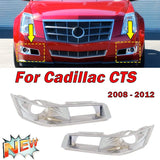 Car Accessories For Cadillac CTS 2008 2009 2010 2011 2012 Front Fog Light Frame Daytime Running Lamp Electroplating Cover Shell
