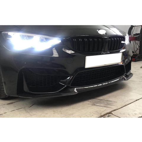 Carbon Fiber Front Lip for BMW F80 F82 F83 M3 M4 2012 - 2018 Auto Racing Car Front bumper Lip Spoiler