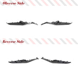Carbon Fiber Car Front Canards Splitters Spoiler For Chevrolet C8 Corvette 2023 Z06 Car Front Fins Canards Car Body Kits