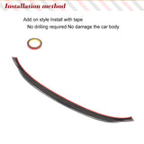 Carbon Fiber Car Rear Trunk Racing Spoiler Lip Wing Boot Lip for BMW X6 F16 2015 2016 2017 Car Rear Trunk Spoiler Boot Lip Wing