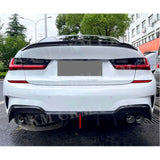 Carbon Fiber Rear Diffuser Car Bumper Lip Guard for BMW G20 G28 M Sport M340i 2020 2021 2022 Body kits FRP Accessories