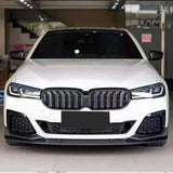 Carbon Fiber Car Front Bumper Splitter Front Lip Chin Spoiler Diffuser Parts MP style For BMW 5 Series G30 G38 525 540i 2021+