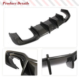 Car Rear Bumper Lip Spoiler Diffuser For Audi A3 Sline S3 Sedan 8V.5 2017-2020 Bumper Guard Carbon Fiber/FRP Matte /Glossy Black