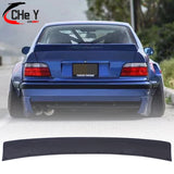 For BMW E46 1998-2006 2Door Sedan Car Rear Trunk Lid Boot Ducktail Real Carbon Fiber  Spoiler Wing Exterior Tuning Bodykit