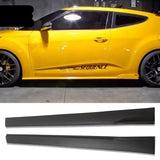 ABS Material Car Tuning Parts Body Kits For Hyundai Veloster 2011 2012 Rear Diffuser Lip Side Skirts One Piece Front Bumper Lip