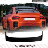 Dry/ Wet Carbon Fiber Car Rear Trunk Spoiler For BMW 2 Series G87 M2 G42 Coupe 2020-2022 MP Style Rear Trunk Spoiler Wing Lip