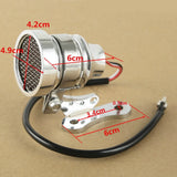 LED Integrated Tail Light For Cafe Racer Bobber Chopper – Black Housing, Rear Brake