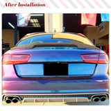 Carbon Fiber Car Trunk Spoiler for Audi A6 C7 A6 Sline S6 2012-2018 Sedan Rear Spoiler Boot Lid High Kick Wing Lip