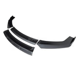 Front Bumper Spoiler for Volkswagen Passat B7 Splitter Protector Plate Lip 2010 to 2014 Type D Body Kit Skirts Glossy Black
