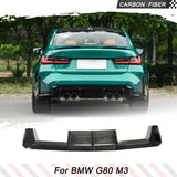 Carbon Fiber Car Rear Diffuser Lip Body Kits for BMW 3 Series G80 M3 2021 2022  Car Rear Bumper Back Guard Car Accessories