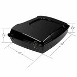 Motorcycle 5.5" Razor Pack Trunk Mount Rack Plate For Harley Tour Pak Street Glide 09-13