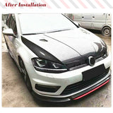 Dry Carbon Car Front Grille for Volkswagen VW Golf 7 MK7 GTI R 2014-2017 Car Front Grill Replacement Racing Kidney Grill
