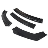 Front Bumper Spoiler for Volkswagen Passat B7 Splitter Protector Plate Lip 2010 to 2014 Type D Body Kit Skirts Glossy Black