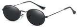 Small Oval Mirror Sunglasses