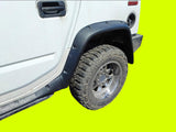 Fender Flares + 100mm & Bumper Covers (14PC) for Hummer H2 Unpainted Fiberglass