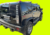 Fender Flares + 100mm & Bumper Covers (14PC) for Hummer H2 Unpainted Fiberglass