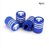 Skull Design Long Tooth Tire Valve Caps